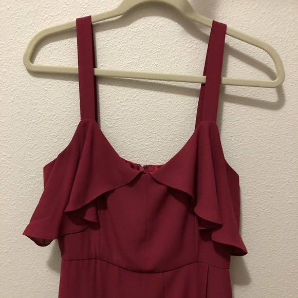 Cooper St. Capulet Drape Dress - 6 - Mulberry - Picture 3 of 8